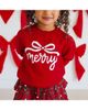 Sweet Wink Sweet Wink Girls' Merry Bow Christmas Sweater - 3