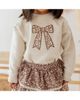 Sweet Wink Sweet Wink Girls' Mocha Floral Bow Patch Sweatshirt - 3