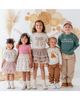 Sweet Wink Sweet Wink Girls' Mocha Floral Lace Bow Clip Set - 4