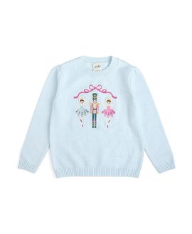 Sweet Wink Sweet Wink Girls' Nutcracker Embroidered Christmas Sweater