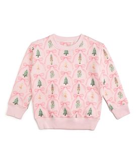 Sweet Wink Sweet Wink Girls' Nutcracker Trellis Christmas Sweatshirt