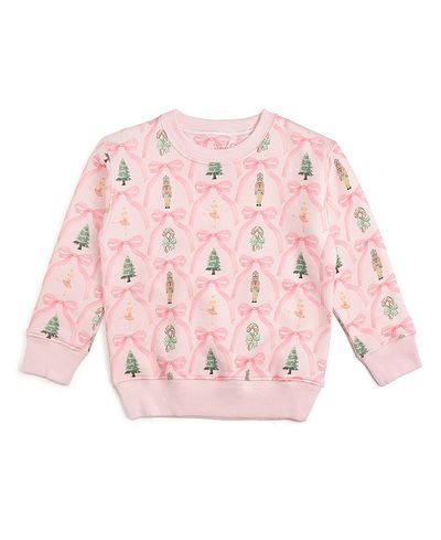 Sweet Wink Sweet Wink Girls' Nutcracker Trellis Christmas Sweatshirt