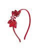 Sweet Wink Sweet Wink Girls' Peppermint Glitter Christmas Bow Headband - 1
