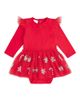 Sweet Wink Sweet Wink Girls' Peppermint Swirl Christmas Long Sleeve Tutu Bodysuit - 1