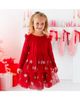 Sweet Wink Sweet Wink Girls' Peppermint Swirl Sequin Christmas Long Sleeve Tutu Dress - 4