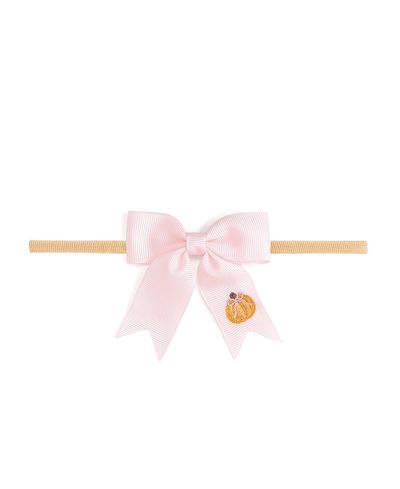 Sweet Wink Sweet Wink Girls' Pumpkin Embroidered Bow Baby Headband