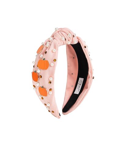 Sweet Wink Sweet Wink Girls' Pumpkin Pearl Gemstone Headband