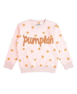 Sweet Wink Sweet Wink Girls' Pumpkin Stitch Patch Sweatshirt