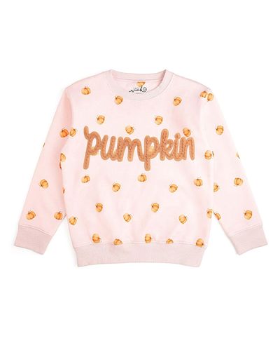 Sweet Wink Sweet Wink Girls' Pumpkin Stitch Patch Sweatshirt