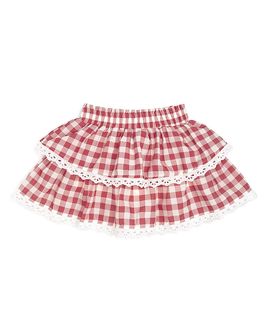 Sweet Wink Sweet Wink Girls' Red Gingham Skort
