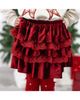 Sweet Wink Sweet Wink Girls' Ruby Red Velvet Tiered Christmas Skirt - 3
