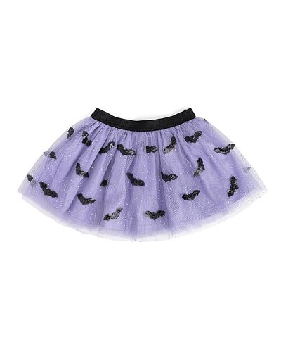 Sweet Wink Sweet Wink Girls' Sequin Bat Halloween Tutu Skirt