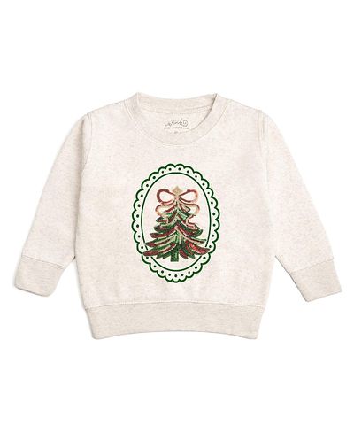Sweet Wink Sweet Wink Girls' Sequin Christmas Tree Patch Sweatshirt