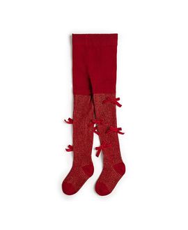 Sweet Wink Sweet Wink Girls' Shimmer Velvet Mini Bow Tights