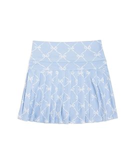 Sweet Wink Sweet Wink Girls' Sky Blue Bow Trellis Athletic Skort