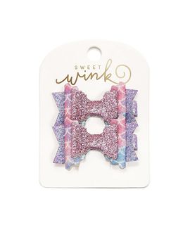 Sweet Wink Sweet Wink Girls' Sparkling Mermaid Bow Clip Set