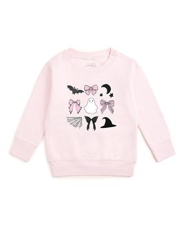 Sweet Wink Sweet Wink Girls' Spooky Coquette Halloween Sweatshirt