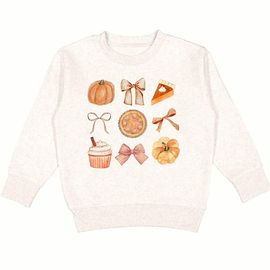 Sweet Wink Sweet Wink Girls' Thankful Cutie Thanksgiving Sweatshirt