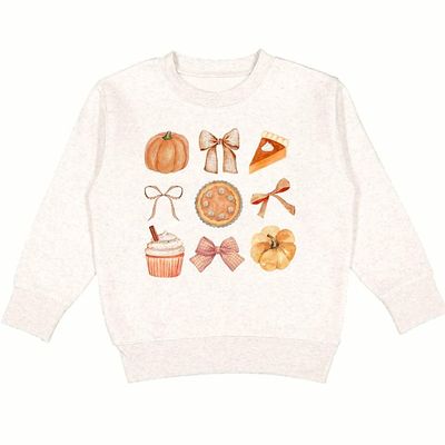 Sweet Wink Sweet Wink Girls' Thankful Cutie Thanksgiving Sweatshirt