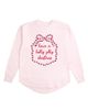 Sweet Wink Sweet Wink Holly Jolly Christmas Sequin Bow Patch Women's Sweatshirt - 1