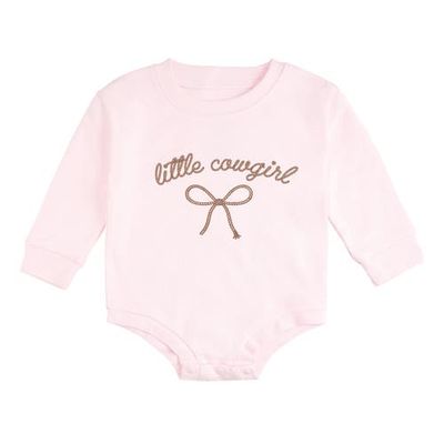 Sweet Wink Sweet Wink Little Cowgirl Western Long Sleeve Romper