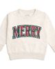 Sweet Wink Sweet Wink Merry Tartan Patch Christmas Sweatshirt (Toddler, Little Kid & Big Kid) - 1