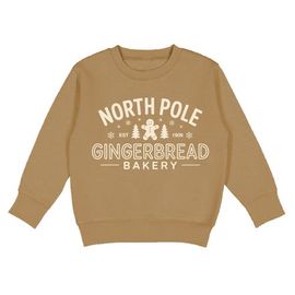 Sweet Wink Sweet Wink North Pole Gingerbread Christmas Sweatshirt