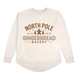 Sweet Wink Sweet Wink North Pole Gingerbread Christmas Women's Sweatshirt
