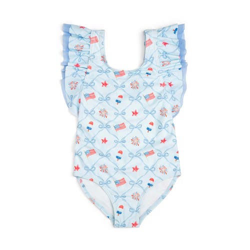 Sweet Wink Sweet Wink Patriotic Trellis Bathing Suit