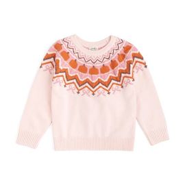 Sweet Wink Sweet Wink Pumpkin Fair Isle Sweater
