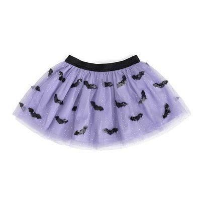 Sweet Wink Sweet Wink Sequin Bat Halloween Tutu Skirt
