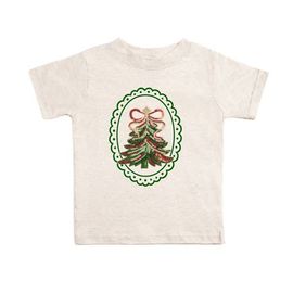 Sweet Wink Sweet Wink Sequin Christmas Tree Patch Short Sleeve T-Shirt (Toddler, Little Kid & Big Kid)