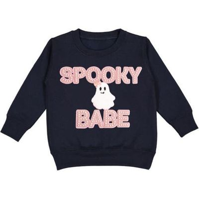 Sweet Wink Sweet Wink Spooky Babe Patch Halloween Sweatshirt