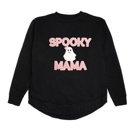 Sweet Wink Sweet Wink Spooky Mama Patch Halloween Women's Sweatshirt