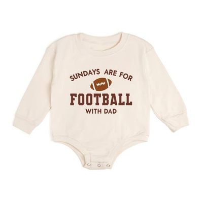Sweet Wink Sweet Wink Sundays Are For Football With Dad Long Sleeve Romper
