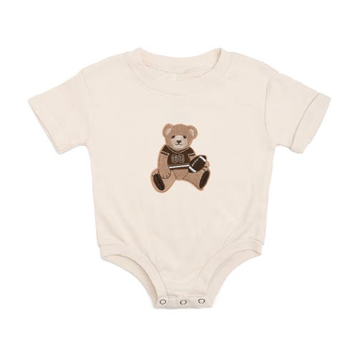 Sweet Wink Sweet Wink Teddy Bear Patch Short Sleeve Romper
