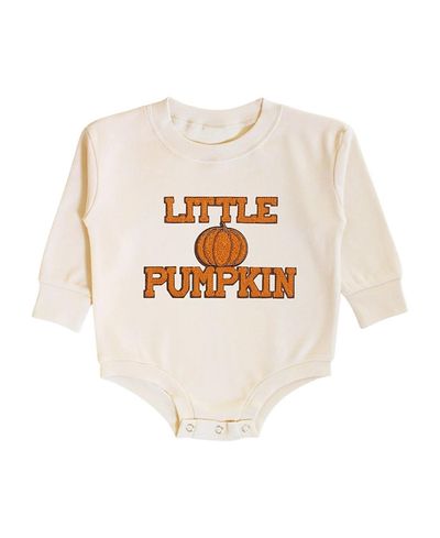 Sweet Wink Sweet Wink Unisex Little Pumpkin Patch Long Sleeve Romper