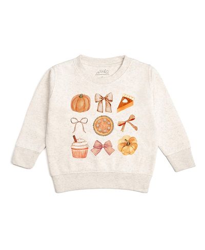 Sweet Wink Sweet Wink Unisex Thankful Cutie Thanksgiving Sweatshirt