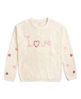 Sweet Wink Sweet Wink Women's Ditsy Love Valentine's Day Knit Sweater