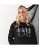Sweet Wink Sweet Wink Women's Glow In The Dark Silly Skelly Halloween Sweatshirt - 3
