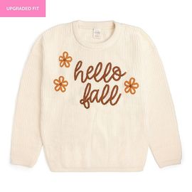 Sweet Wink Sweet Wink Women's Hello Fall Knit Sweater