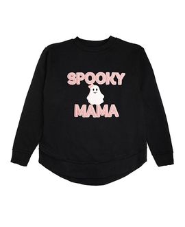Sweet Wink Sweet Wink Women's Spooky Mama Patch Halloween Sweatshirt