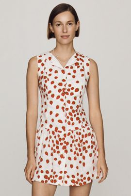 S/W/F Linen A-Line Mini Dress