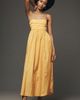 S/W/F Ruched Square-Neck Midi Dress - 1