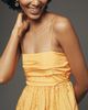 S/W/F Ruched Square-Neck Midi Dress - 2