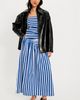 S/W/F S/W/F Ruched Bodice Midi Dress - 1