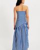 S/W/F S/W/F Ruched Bodice Midi Dress - 2