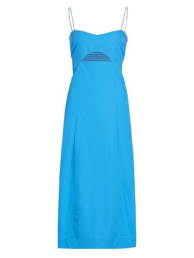 SWF - Women's Half Moon Cotton Midi-Dress