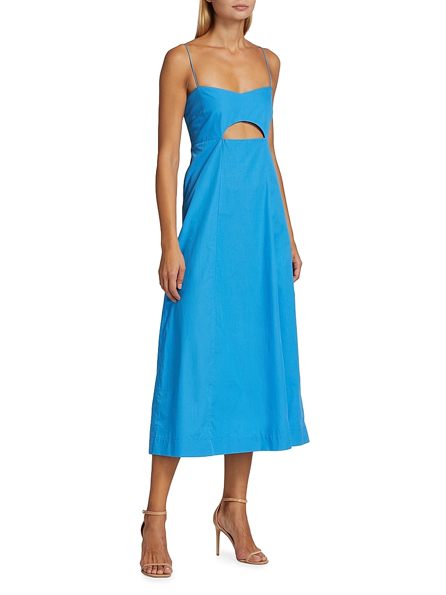 chinese dress ladies Midi Wedding Guest Dress with Half Sleeves and Pleated V-Neck main image 0