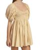 SWF Women's Puff-Sleeve Babydoll Dress - 4